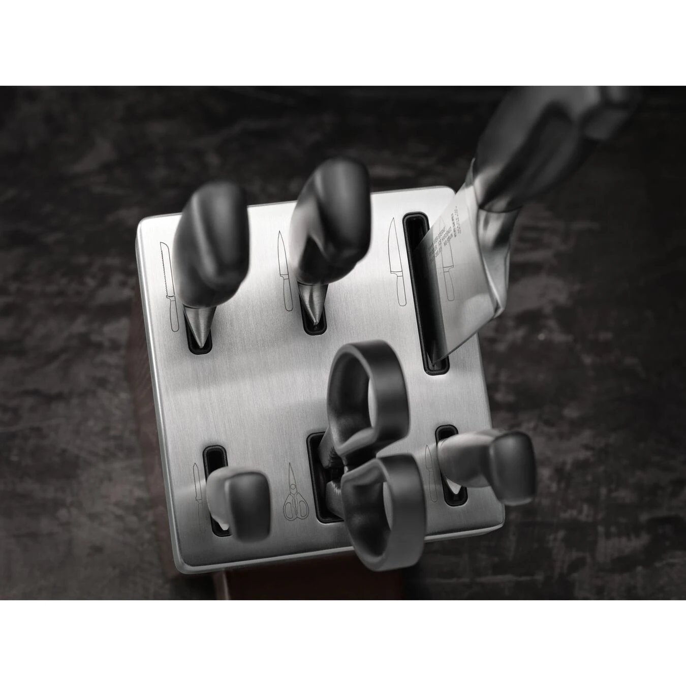 Zwilling Selbstschärfender Messerblock 7-tlg, Weiß 5 Zwilling Selbstschärfender Messerblock 7-tlg, Weiß – Bild 3