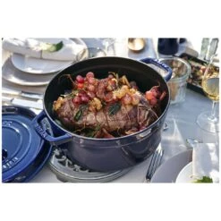 Staub Cocotte 26 Cm, Rund, Dunkelblau, Gusseisen -Zwilling Verkäufe 000011035