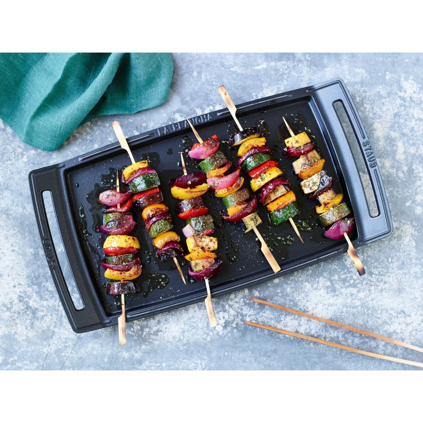 Staub Plancha 38 Cm, Gusseisen 5 Staub Plancha 38 Cm, Gusseisen – Bild 3