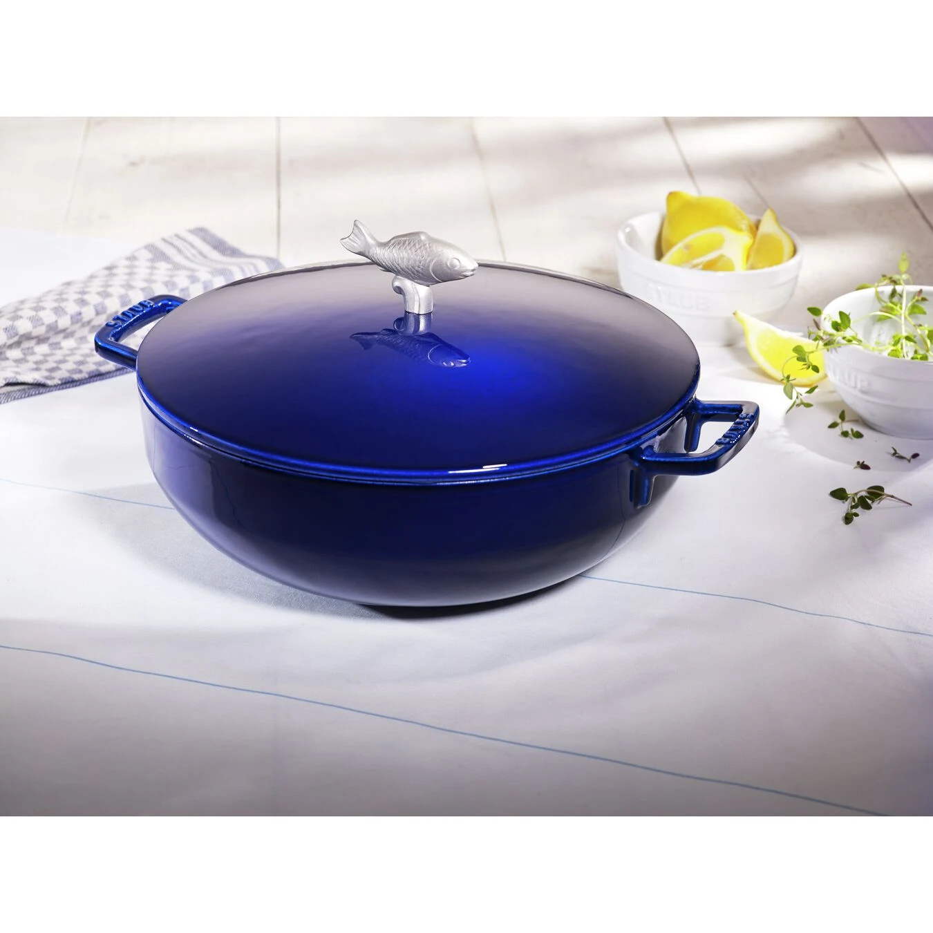 Staub Bouillabaissetopf 28 Cm, Gusseisen 4 Staub Bouillabaissetopf 28 Cm, Gusseisen – Bild 2