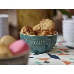 Staub Schüssel 12 Cm, Keramik, Antik-Türkis 12 Staub Schüssel 12 Cm, Keramik, Antik-Türkis -Zwilling Verkäufe 000017350