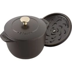 Staub Reis-Cocotte 16 Cm, Rund, Schwarz, Gusseisen -Zwilling Verkäufe 11721 625 5