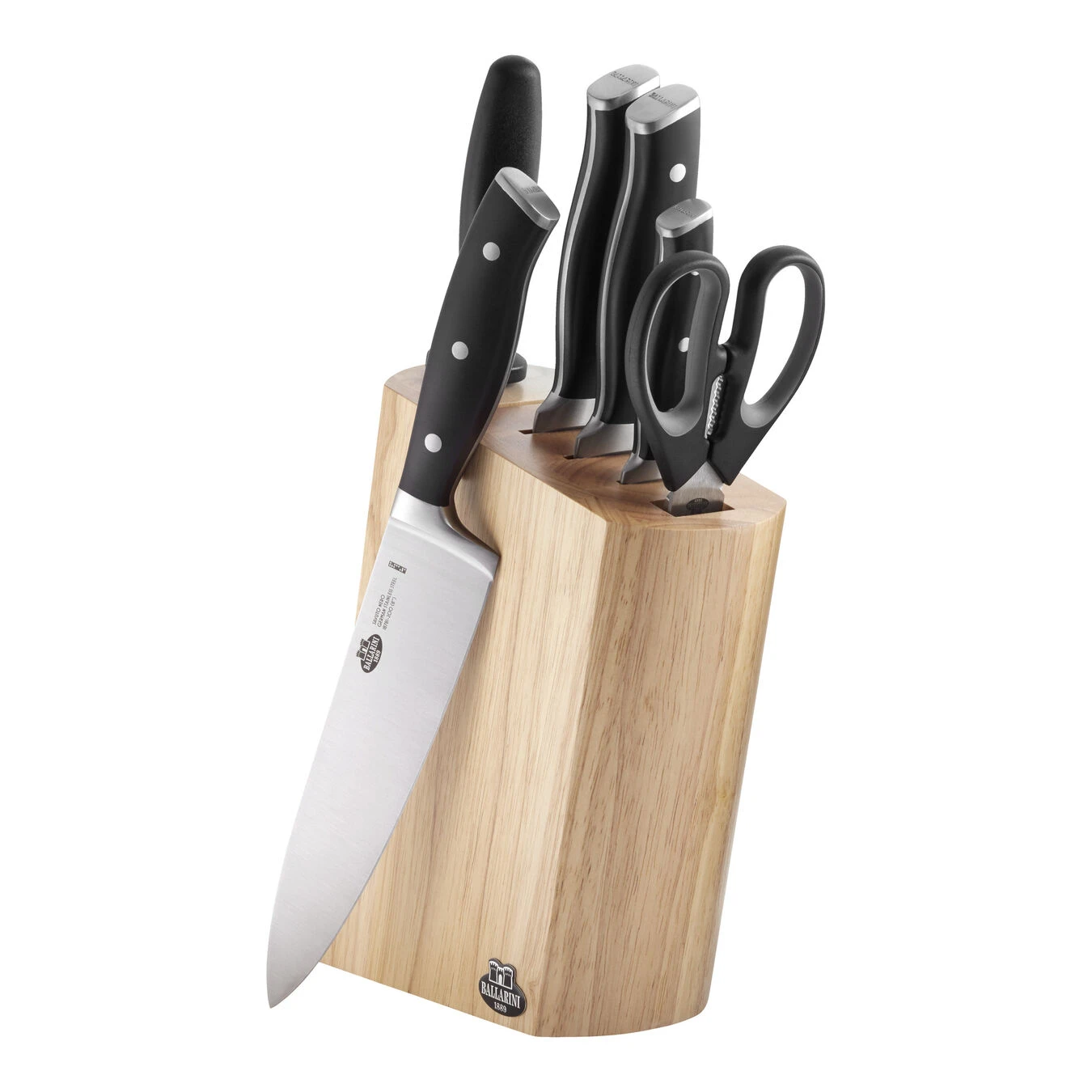 Ballarini Messerblockset 7-tlg, Natur 5 Ballarini Messerblockset 7-tlg, Natur – Bild 3