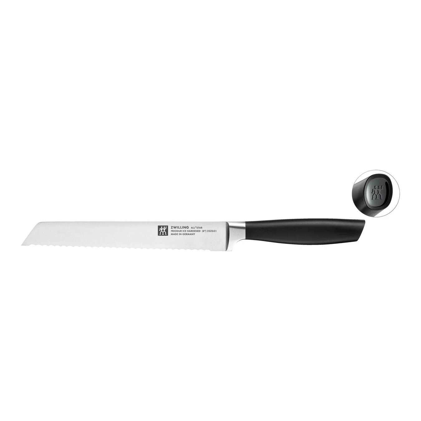 Zwilling Brotmesser 20 Cm, Schwarz 3 Zwilling Brotmesser 20 Cm, Schwarz