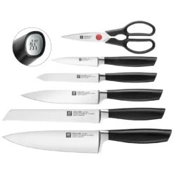 Zwilling Messerblockset Mit KiS Technologie 7-tlg, Weiß -Zwilling Verkäufe 33780500 1 silver