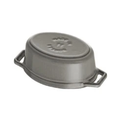 Staub Mini Cocotte 11 Cm, Oval, Graphit-Grau, Gusseisen -Zwilling Verkäufe 40500 116 0 6
