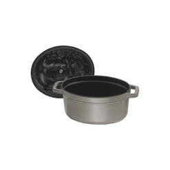 Staub Cocotte 17 Cm, Oval, Graphit-Grau, Gusseisen -Zwilling Verkäufe 40500 176 0 6