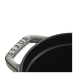 Staub Cocotte 17 Cm, Oval, Graphit-Grau, Gusseisen -Zwilling Verkäufe 40500 176 0 7