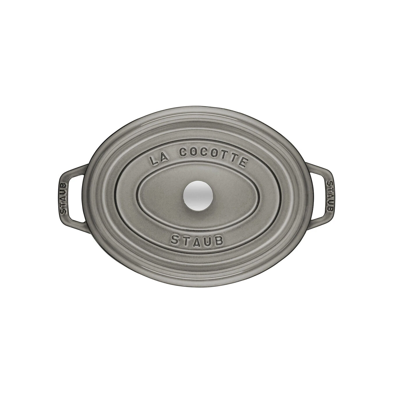 Staub Cocotte 29 Cm, Oval, Graphit-Grau, Gusseisen 4 Staub Cocotte 29 Cm, Oval, Graphit-Grau, Gusseisen – Bild 2