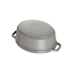 Staub Cocotte 15 Cm, Oval, Graphit-Grau, Gusseisen -Zwilling Verkäufe 40500 236 0 6