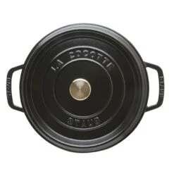 Staub Cocotte 24 Cm, Rund, Schwarz, Gusseisen -Zwilling Verkäufe 40500 241 0 3
