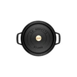 Staub Cocotte 30 Cm, Rund, Schwarz, Gusseisen -Zwilling Verkäufe 40500 241 0 8 5