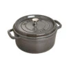 Staub Cocotte 18 Cm, Rund, Graphit-Grau, Gusseisen