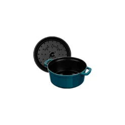 Staub Cocotte 22 Cm, Rund, La-Mer, Gusseisen