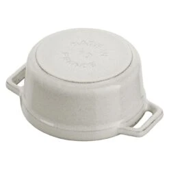 Staub Mini Cocotte 10 Cm, Rund, Weisser Trüffel, Gusseisen 11 Staub Mini Cocotte 10 Cm, Rund, Weisser Trüffel, Gusseisen -Zwilling Verkäufe 40501408 4