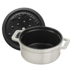 Staub Mini Cocotte 10 Cm, Rund, Weisser Trüffel, Gusseisen 12 Staub Mini Cocotte 10 Cm, Rund, Weisser Trüffel, Gusseisen -Zwilling Verkäufe 40501408 5