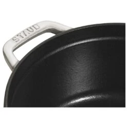 Staub Cocotte 22 Cm, Rund, Weisser Trüffel, Gusseisen 10 Staub Cocotte 22 Cm, Rund, Weisser Trüffel, Gusseisen -Zwilling Verkäufe 40501411 4