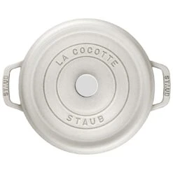 Staub Cocotte 26 Cm, Rund, Weisser Trüffel, Gusseisen 8 Staub Cocotte 26 Cm, Rund, Weisser Trüffel, Gusseisen -Zwilling Verkäufe 40501413 2