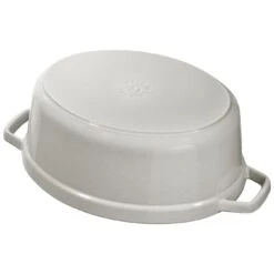 Staub Cocotte 31 Cm, Oval, Weisser Trüffel, Gusseisen 11 Staub Cocotte 31 Cm, Oval, Weisser Trüffel, Gusseisen -Zwilling Verkäufe 40501416 4