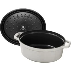 Staub Cocotte 23 Cm, Oval, Weisser Trüffel, Gusseisen -Zwilling Verkäufe 40501421 5