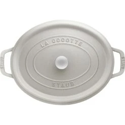 Staub Cocotte 37 Cm, Oval, Weisser Trüffel, Gusseisen 7 Staub Cocotte 37 Cm, Oval, Weisser Trüffel, Gusseisen -Zwilling Verkäufe 40501447 3