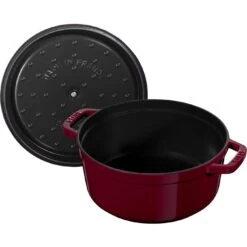 Staub Cocotte 20 Cm, Rund, Bordeaux, Gusseisen -Zwilling Verkäufe 40502292 5