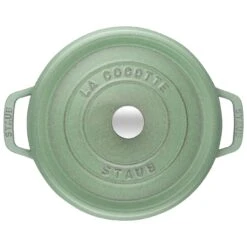 Staub Cocotte 20 Cm, Rund, Salbeigrün, Gusseisen -Zwilling Verkäufe 40505 364 3 3