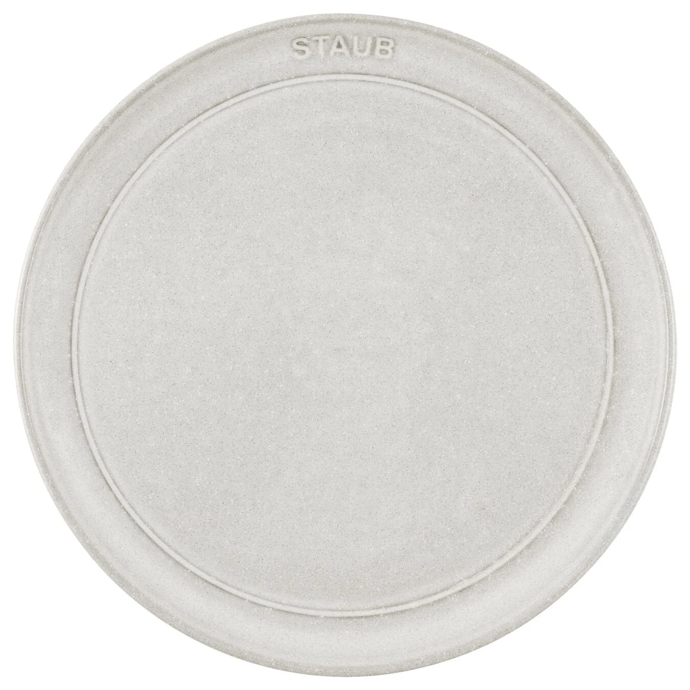 Staub Teller Flach 22 Cm, Keramik, Weisser Trüffel 4 Staub Teller Flach 22 Cm, Keramik, Weisser Trüffel – Bild 2