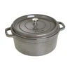 Staub Cocotte 28 Cm, Rund, Graphit-Grau, Gusseisen