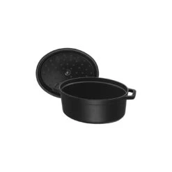 Staub Cocotte 27 Cm, Oval, Schwarz, Gusseisen -Zwilling Verkäufe 40509 315 0 4 1