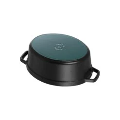Staub Cocotte 29 Cm, Oval, Schwarz, Gusseisen -Zwilling Verkäufe 40509 315 0 5