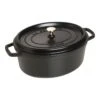 Staub Cocotte 31 Cm, Oval, Schwarz, Gusseisen -Zwilling Verkäufe 40509 319 0 1