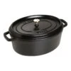 Staub Cocotte 33 Cm, Oval, Schwarz, Gusseisen -Zwilling Verkäufe 40509 322 0 1