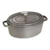 Staub Cocotte 33 Cm, Oval, Graphit-Grau, Gusseisen -Zwilling Verkäufe 40509 324 0 2