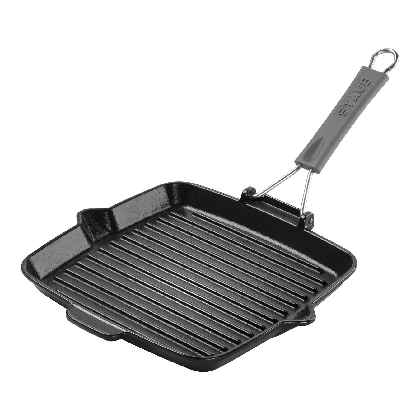 Staub Grillpfanne 24 X 24 Cm, Gusseisen, Schwarz 3 Staub Grillpfanne 24 X 24 Cm, Gusseisen, Schwarz