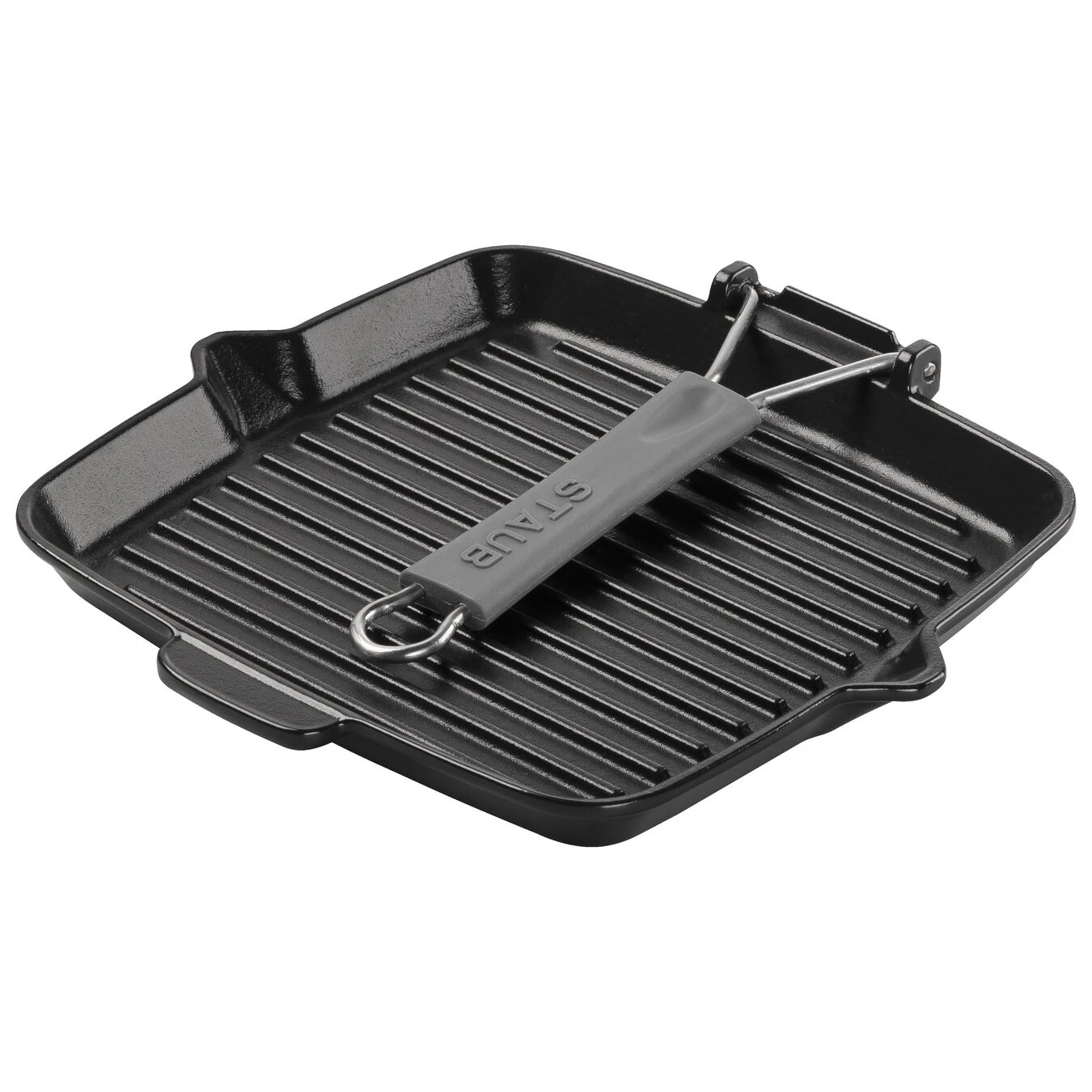 Staub Grillpfanne 24 X 24 Cm, Gusseisen, Schwarz 4 Staub Grillpfanne 24 X 24 Cm, Gusseisen, Schwarz – Bild 2