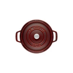 Staub Cocotte 26 Cm, Rund, Grenadine-Rot, Gusseisen -Zwilling Verkäufe 40509 355 0 2 1