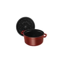 Staub Cocotte 28 Cm, Rund, Grenadine-Rot, Gusseisen -Zwilling Verkäufe 40509 357 0 3