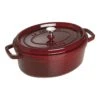 Staub Cocotte 29 Cm, Oval, Grenadine-Rot, Gusseisen