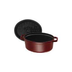 Staub Cocotte 33 Cm, Oval, Grenadine-Rot, Gusseisen -Zwilling Verkäufe 40509 364 0 5 2