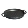 Staub Pure Grill 26 Cm, Rund, Schwarz, Gusseisen -Zwilling Verkäufe 40509 377 0 2