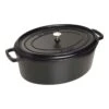 Staub Cocotte 41 Cm, Oval, Schwarz, Gusseisen -Zwilling Verkäufe 40509 509 0 1