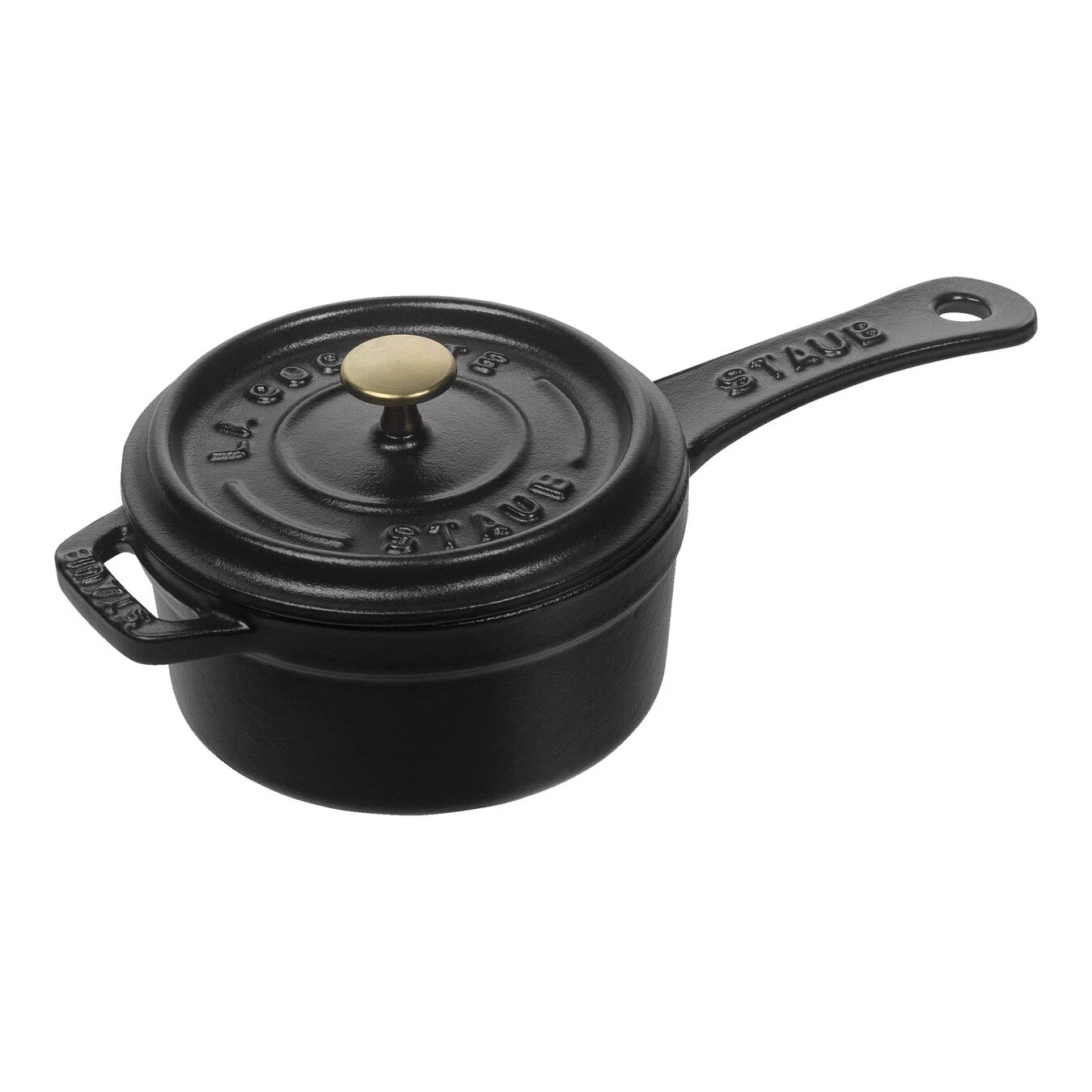 Staub Mini Stieltopf 10 Cm, Gusseisen, Schwarz 3 Staub Mini Stieltopf 10 Cm, Gusseisen, Schwarz