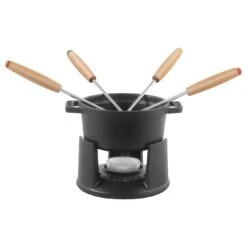 Staub Mini Fondue Set 10 Cm, Schwarz -Zwilling Verkäufe 40509 587 0 000000875