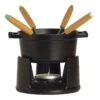 Staub Mini Fondue Set 10 Cm, Schwarz