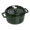 Staub Cocotte 22 Cm, Rund, Basilikum-Grün, Gusseisen