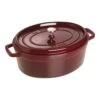 Staub Cocotte 33 Cm, Oval, Grenadine-Rot, Gusseisen
