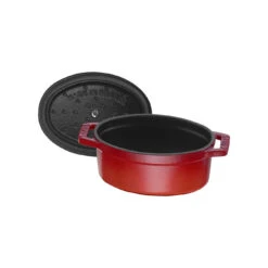 Staub Mini Cocotte 11 Cm, Oval, Kirsch-Rot, Gusseisen -Zwilling Verkäufe 40509 807 0 5