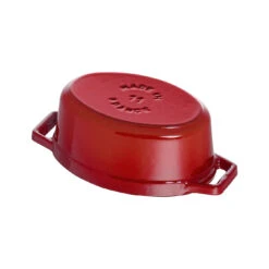 Staub Mini Cocotte 11 Cm, Oval, Kirsch-Rot, Gusseisen -Zwilling Verkäufe 40509 807 0 6