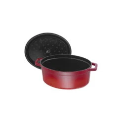Staub Cocotte 33 Cm, Oval, Kirsch-Rot, Gusseisen 10 Staub Cocotte 33 Cm, Oval, Kirsch-Rot, Gusseisen -Zwilling Verkäufe 40509 830 0 5 1